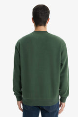 Relax Fit Crew Neck Fleece Sweatshirt