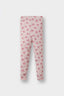 Baby Girl Patterned Straight Leg Ribbed Camisole Leggings