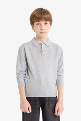 Boys School Polo Neck Sweater