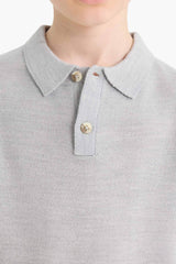 Boys School Polo Neck Sweater