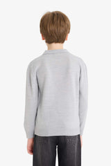 Boys School Polo Neck Sweater