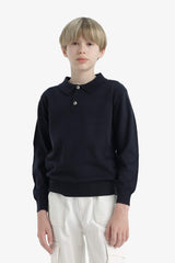 Boys School Polo Neck Sweater
