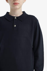 Boys School Polo Neck Sweater