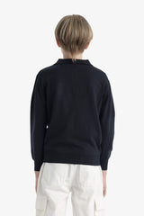 Boys School Polo Neck Sweater
