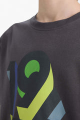 Boys Crew Neck Printed Short Sleeve T-Shirt