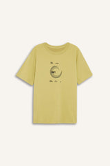 Boys Crew Neck Back Printed Short Sleeve T-Shirt