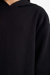 Girl relaxed fit anime hoodie with soft fleece inside