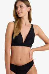 Laced, Padless, Underwire Bralette