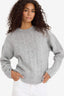 Oversize Loose Fit Crew Neck Knit Sweater