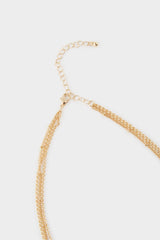 Women 3-Piece Seashell Themed Gold Necklace