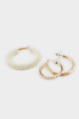 Women 3-Piece Hoop Earrings