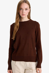 Regular Fit Crew Neck Knitwear Sweater