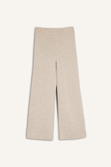 Girls Wide Leg Knitted Trousers with Elastic Waistband