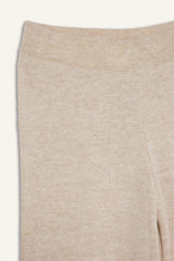 Girls Wide Leg Knitted Trousers with Elastic Waistband