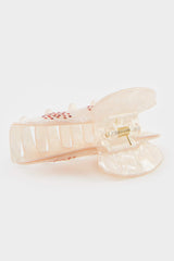 women Heart-shaped Mother-of-Pearl Latch Buckle