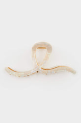 women Mother-of-Pearl Patterned Gold Latch Buckle