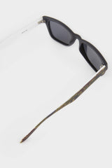 Boys Round Colored Plastic Frame Black Glass Polarized Sunglasses