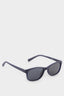 Boys Round Black Plastic Frame Black Glass Polarized Sunglasses