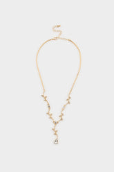 DCEY x DeFacto Women Stone Gold Y Necklace
