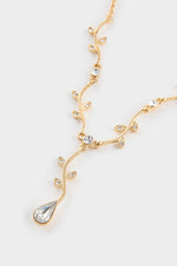 DCEY x DeFacto Women Stone Gold Y Necklace