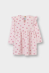 Baby Girl Patterned Long Sleeve Dress