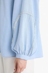 Relax Fit Crew Neck Long Sleeve Shirt Tunic