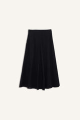 A-Line Voile Maxi Skirt