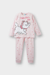 Baby Girl Aristocats Pajama Set Long Sleeve Top Long Bottom