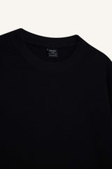 Boxy Fit Relaxed Cut Crew Neck Soft Fabric Basic Plain Sweatshirt