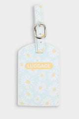 Women's Floral Faux Leather Passport Holder and Luggage Name Tag Set