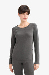 Crew Neck Long Sleeve Top