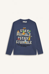 Boys Stumble Guys Crew Neck Long Sleeve T-Shirt