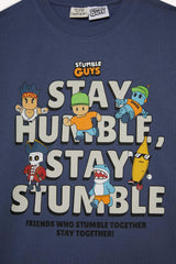 Boys Stumble Guys Crew Neck Long Sleeve T-Shirt