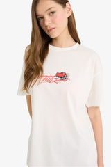 Cars Oversize Fit Printed Short Sleeve T-Shirt