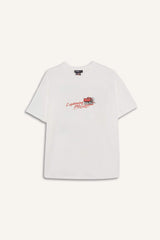 Cars Oversize Fit Printed Short Sleeve T-Shirt