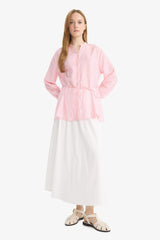 Relax Fit Striped Long Sleeve Tunic