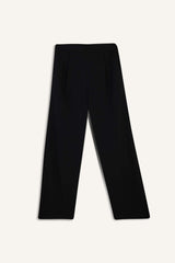 Regular Fit Wide Leg Trousers with Pocket Detail