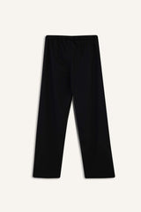 Regular Fit Wide Leg Trousers with Pocket Detail