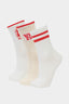 Womens Comfortable Elasticated 3-Pack Cotton Long Socks