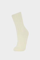 Womens 5-Pack Cotton Long Socks