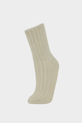 Womens 5-Pack Cotton Long Socks