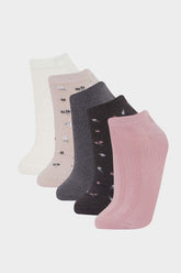 Women 5-Pack Cotton Ankle Socks