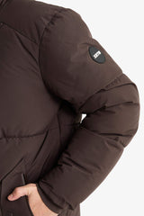 Water-repellent, regular fit, stand-collar jacket with inner zippered pockets.