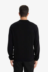 100% Cotton Standard Fit Polo Collar Knitwear Cardigan