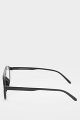 Unisex Blue Lens Black Frame Reading Glasses