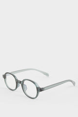 Unisex Blue Lens Green Framed Reading Glasses