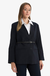 Regular Fit Jacket Collar Blazer