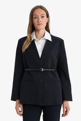 Regular Fit Jacket Collar Blazer