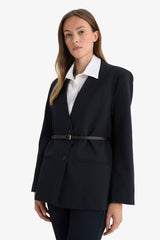 Regular Fit Jacket Collar Blazer