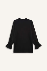 Regular Fit Crew Neck Long Sleeve Tunic